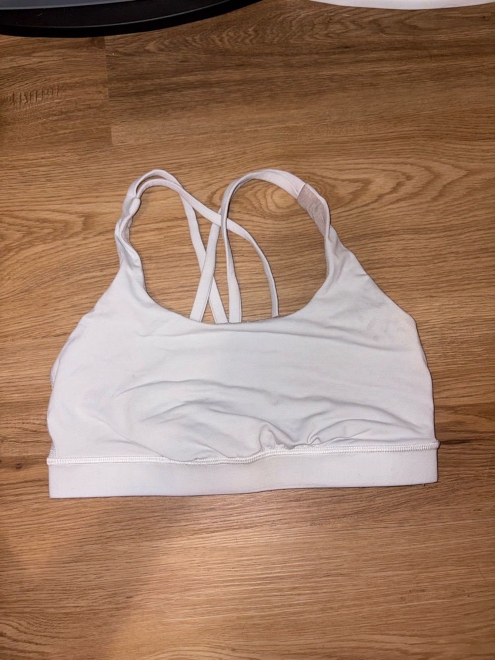 lululemon athletica White Strappy Light-Support Sports Bra